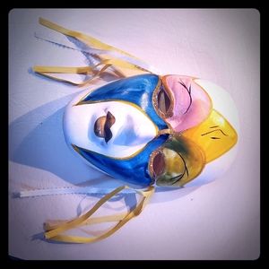 Handpainted ceramic mask